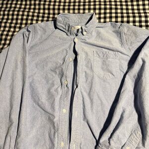 Light Blue Button-Up Shirt As Colour